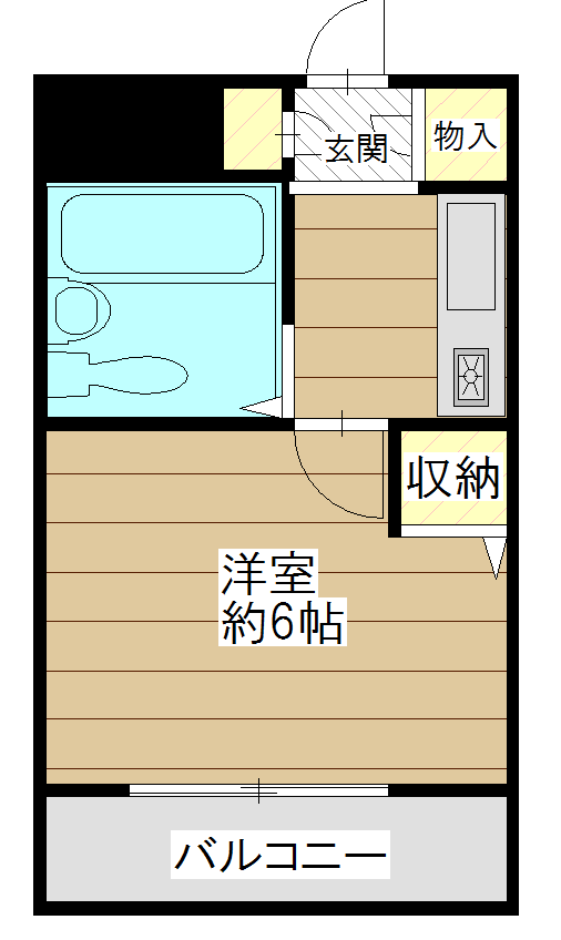 【八戸ノ里駅近くで一人暮らしするならここ！！】1K賃貸マンション